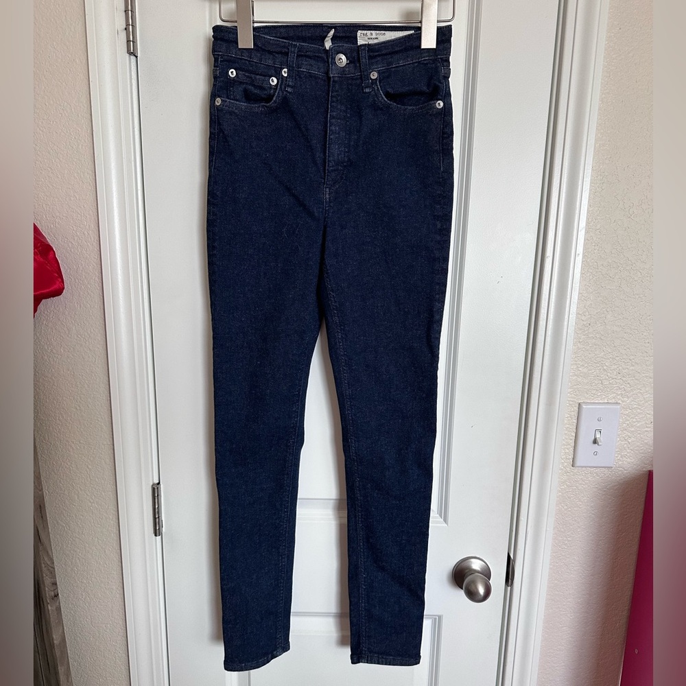 rag & bone Dark Indigo Skinny Jeans